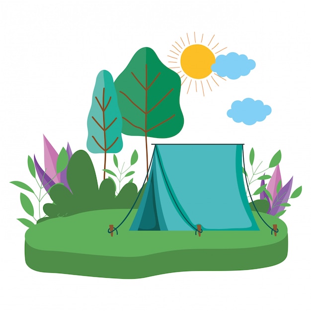 テントとキャンプ