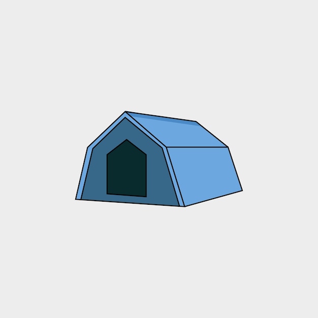 tent vector illustration