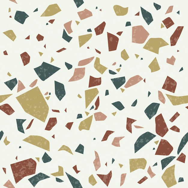 Terrazzo color texture Seamless pattern Flooring natural background