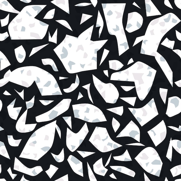 Терраццо красочный бесшовный узор Абстрактный повторяющийся фон Художественный дизайн для текстильной печати плитка обои керамический брендинг концепция домашнего декора
