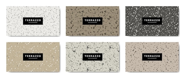 Terrazzo floor wallpaper background