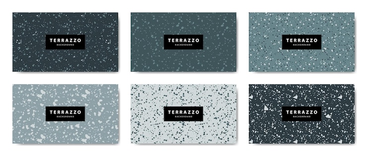 Vector terrazzo floor wallpaper background