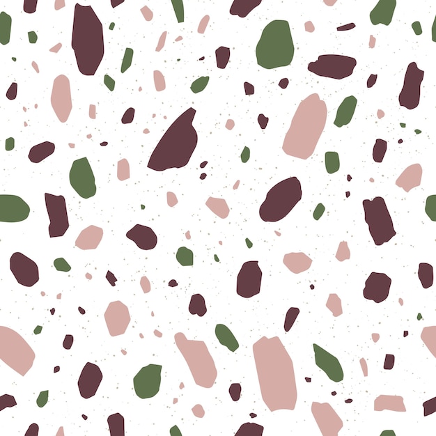 Terrazzo geometric texture