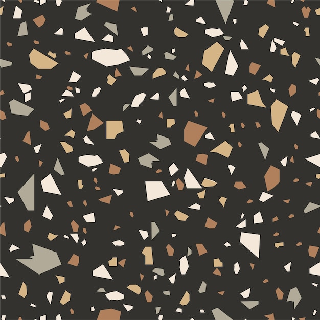 Terrazzo imitation vector seamless background