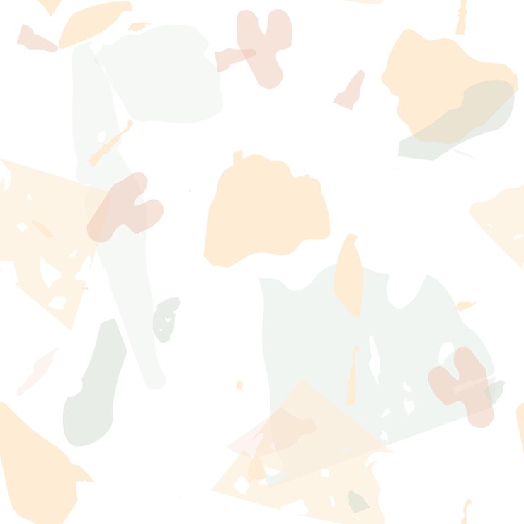 Vector terrazzo seamless pattern. pastel venetian pavement imitation tile. background made of natural stones, granite, quartz, marble, concrete. terrazzo seamless pattern in cool colors.