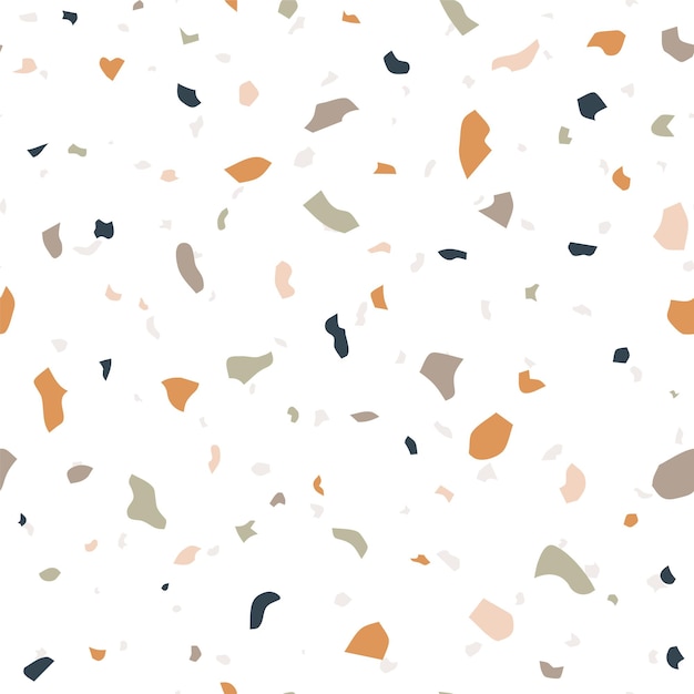 Vector terrazzo seamless pattern