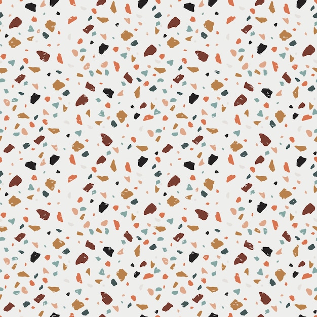 Vector terrazzo seamless patterns floor pattern collection wallpaper