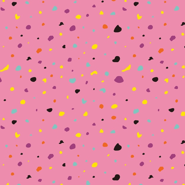 Vector terrazzo tile pattern