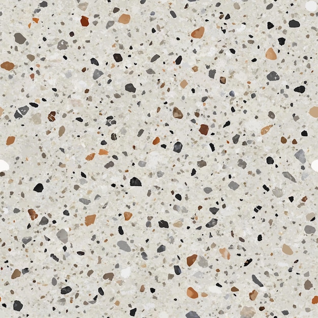 Terrazzo vloer vector naadloos patroon Italiaanse terrazzo mozaïek textuur Terrazzo naadloos afdruk