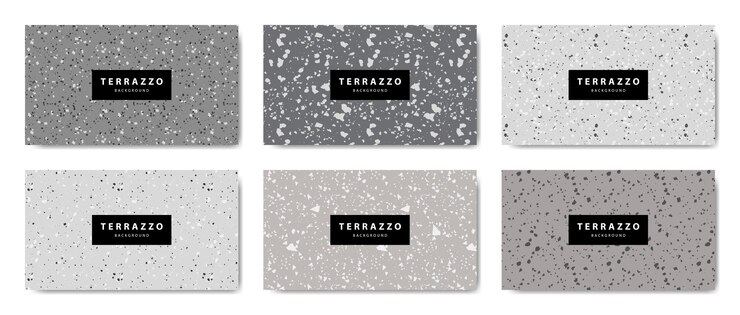 Vector terrazzo vloer wallpaper achtergrond