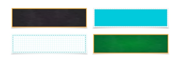 Terug naar school banner set