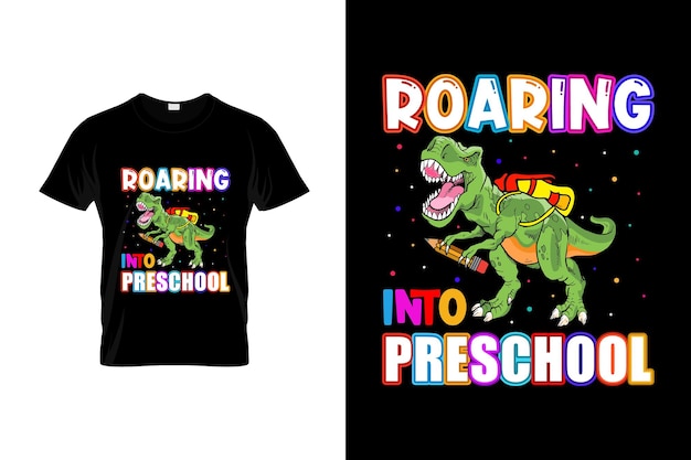 Terug naar school T-shirt Design of Terug naar school poster Design of Terug naar school illustratie