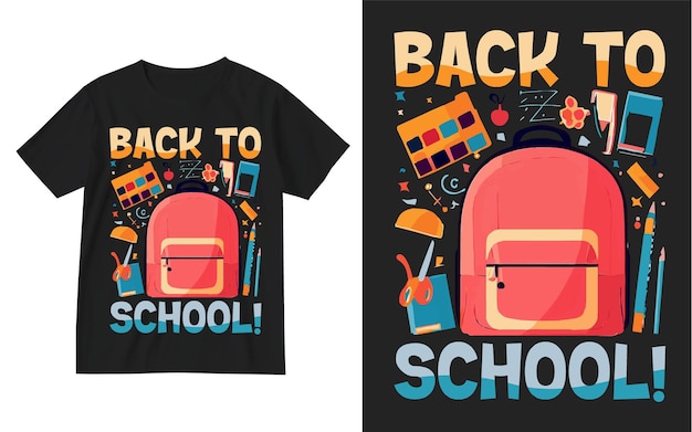 Terug naar school T-shirt ontwerp Terug naar School T-shirt design 1ste dag van de school T-shirts Leraar T-shirt