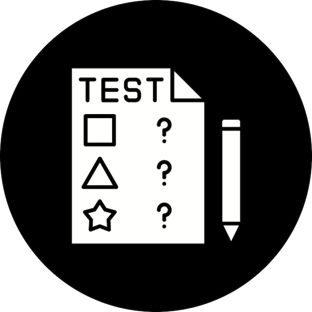 Vector test icon