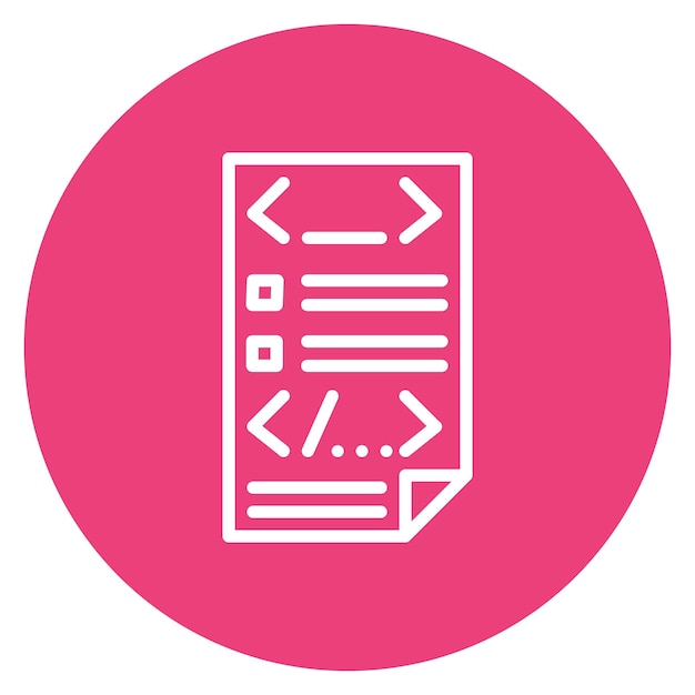 Test script icoon vector afbeelding Kan worden gebruikt voor kwaliteitsbeveiliging