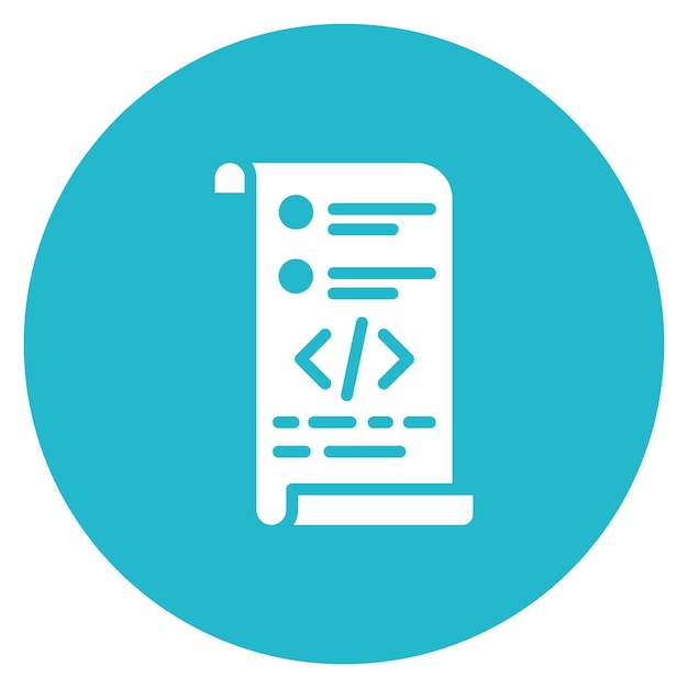 Test script icoon vector afbeelding Kan worden gebruikt voor Software Testing