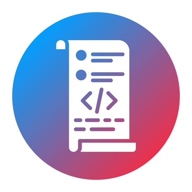 Test script icoon vector afbeelding Kan worden gebruikt voor Software Testing