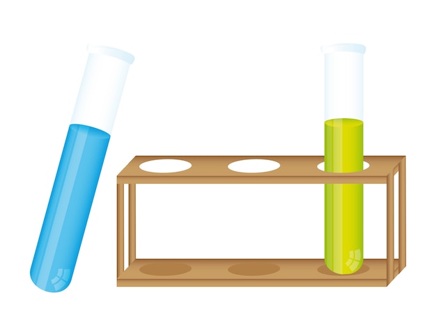 test tube with container