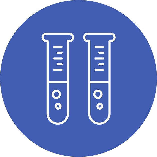 Test Tubes icon vector image Can be used for Chemistry