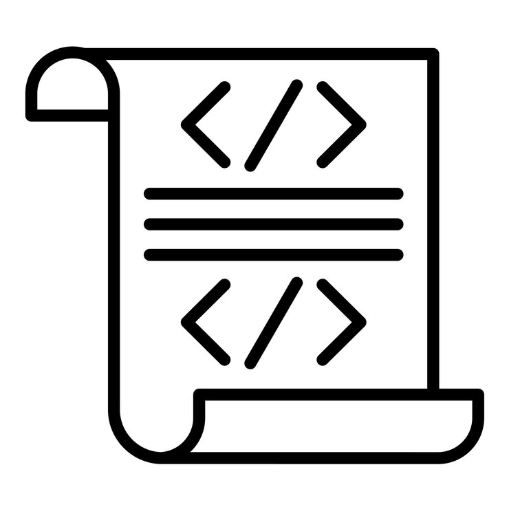 Vector test vector script illustratie stijl