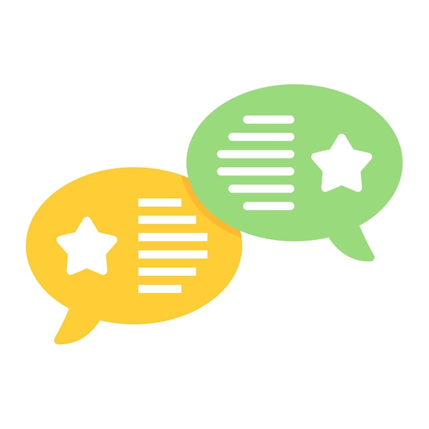 Testimonials Flat Illustration