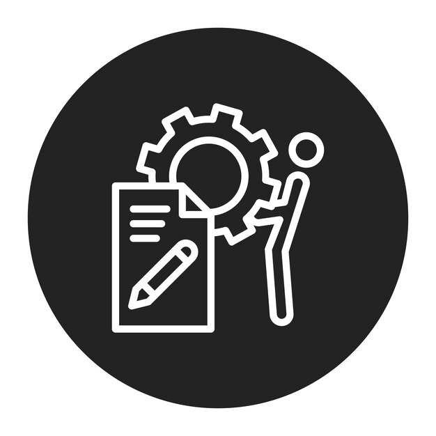 Testinspanning icoon vector afbeelding Kan worden gebruikt voor Software Testing