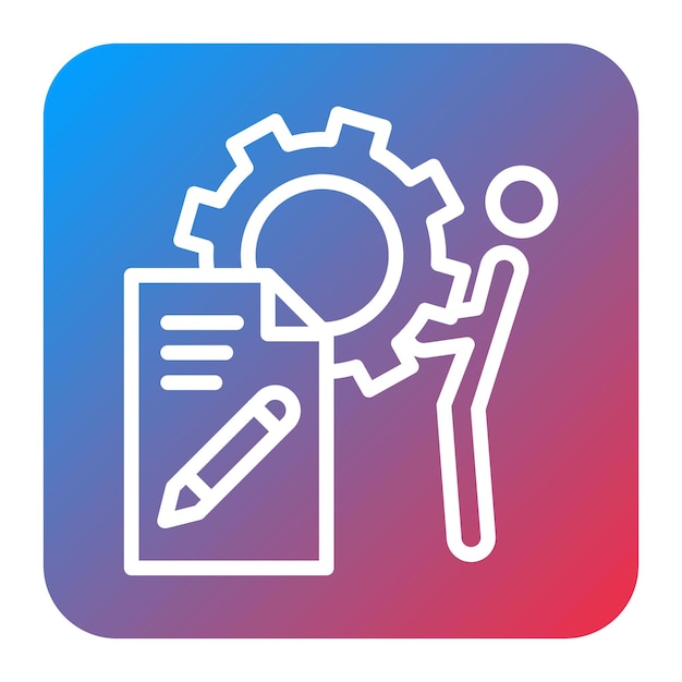 Testinspanning icoon vector afbeelding Kan worden gebruikt voor Software Testing