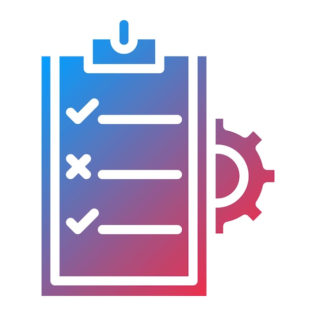 Testmanagement icoon vector afbeelding Kan worden gebruikt voor Software Testing