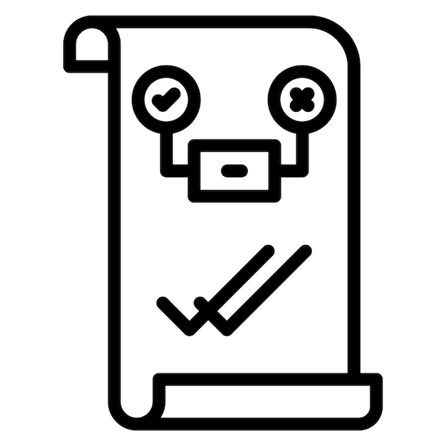 Testvalidatie icoon vector afbeelding Kan worden gebruikt voor Software Testing