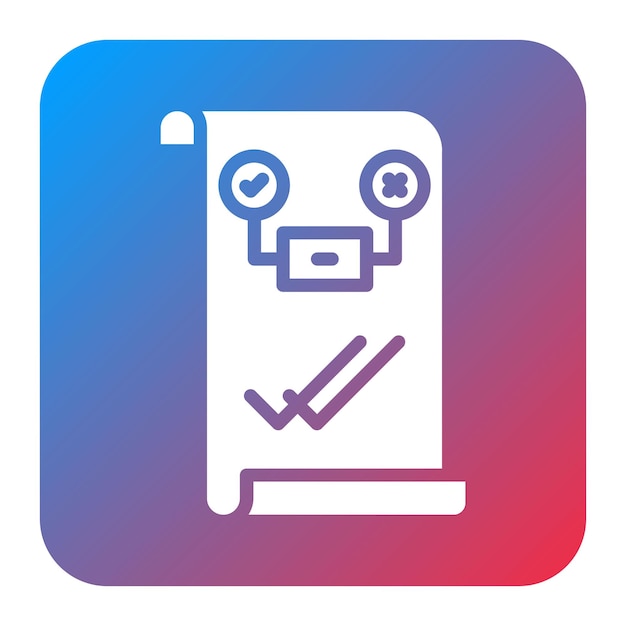 Testvalidatie icoon vector afbeelding Kan worden gebruikt voor Software Testing