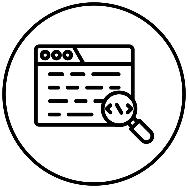 Testvector icoon illustratie van Quality Assurance icoonset