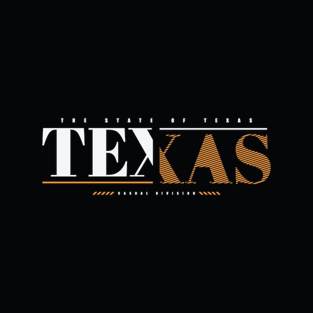 Texas illustration typography. perfect for designing t-shirts, shirts, hoodies, poster, print