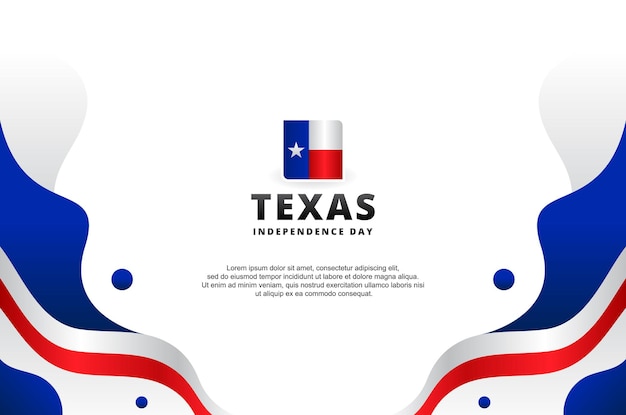 Texas Independence Day Design National Moment