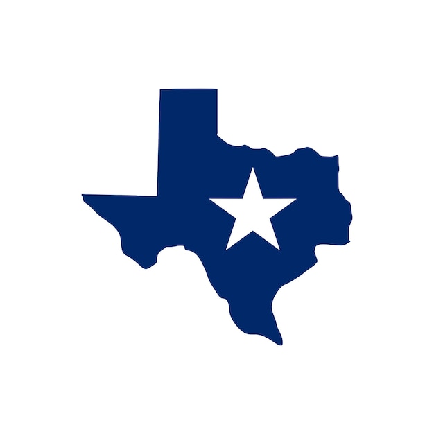 Texas logo vector lone star of texas logo vector