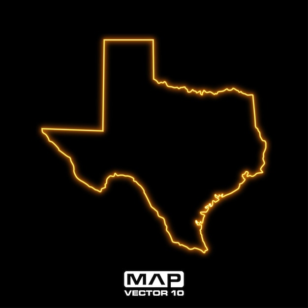 Vector texas map vector elements texas map vector template