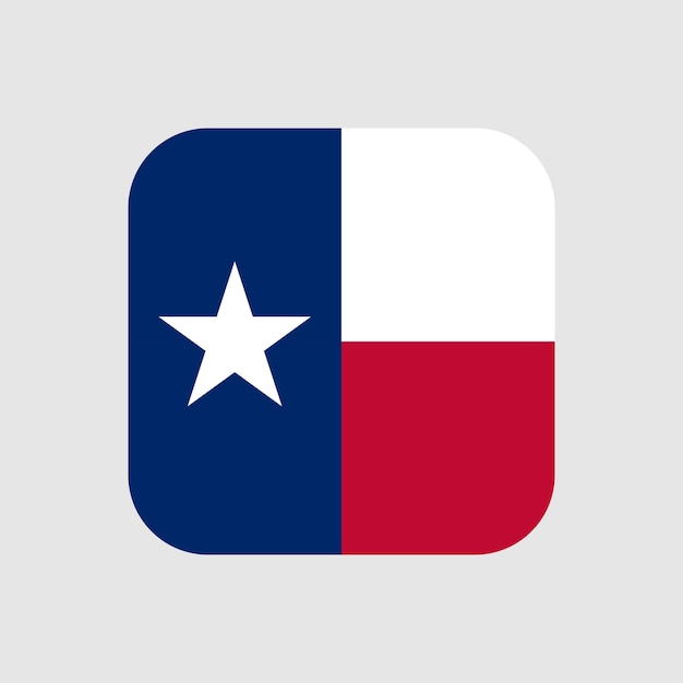 Texas state flag vector illustration