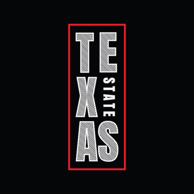 Дизайн футболки и одежды штата Техас