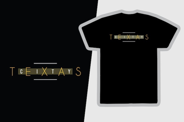 Texas t-shirt en kledingontwerp