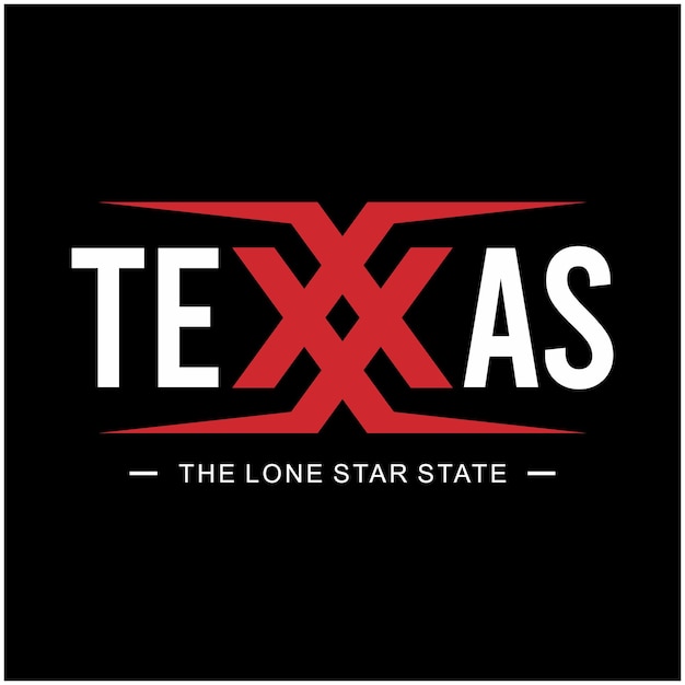 Texas typography design t shirt vector illustration