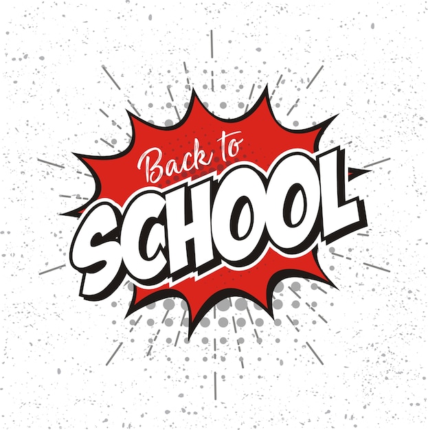 Premium Vector  Back to school bubble text