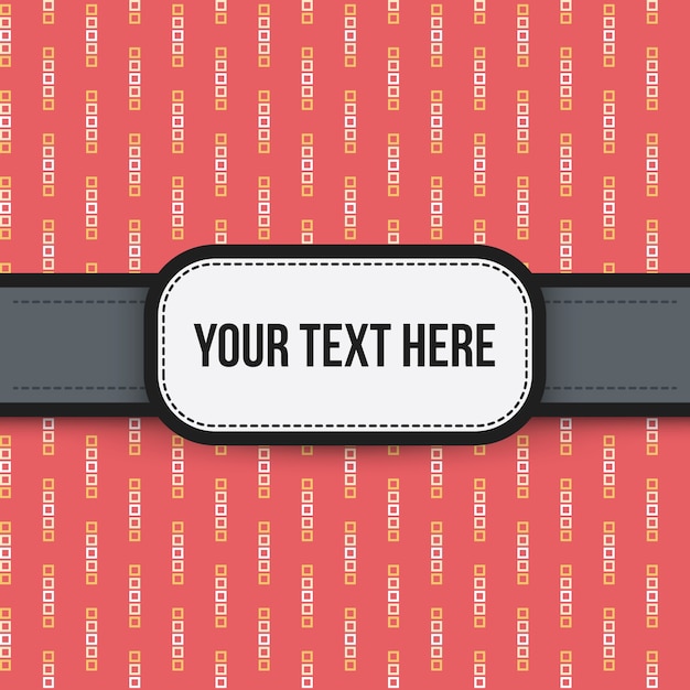 Text background with colorful pattern. Useful for presentations, advertising and scrapbooking.