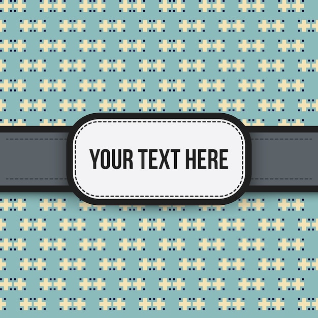 Text background with colorful pattern. Useful for presentations, advertising and scrapbooking.