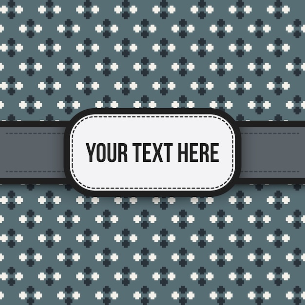 Text background with colorful pattern. Useful for presentations, advertising and scrapbooking.