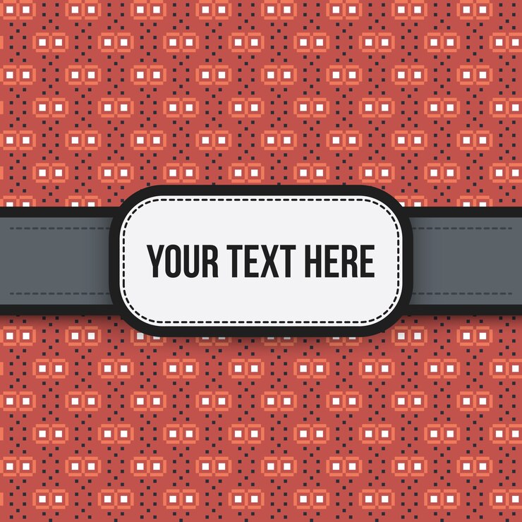 Vector text background with colorful pattern. useful for presentations, advertising and scrapbooking.