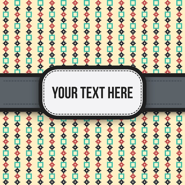 Text background with colorful pattern. useful for presentations, advertising and scrapbooking.