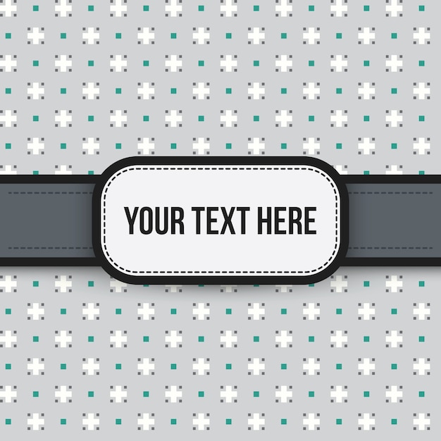 Text background with colorful pattern. Useful for presentations, advertising and scrapbooking.