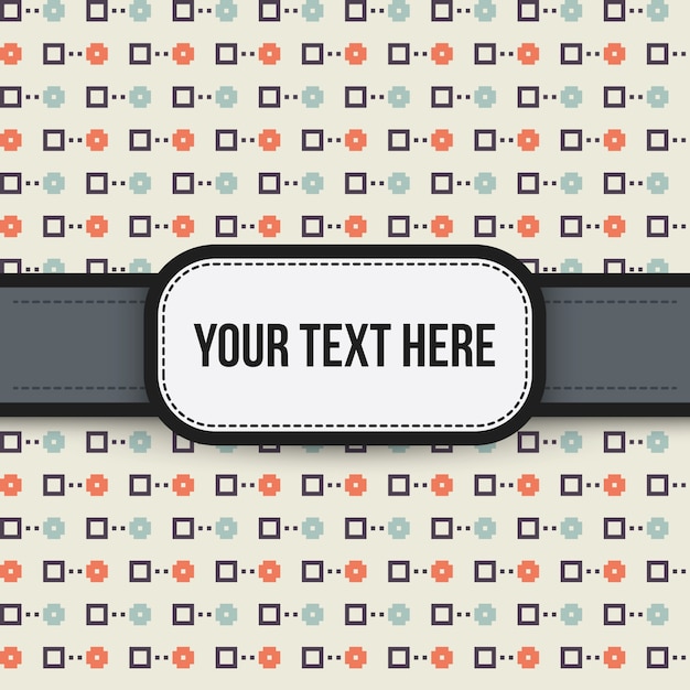 カラフルなパターンのテキストの背景。プレゼンテーション、広告、スクラップブッキングに役立ちます。
