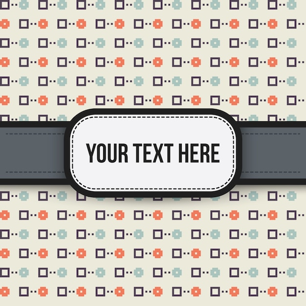 Text background with colorful pattern. useful for presentations, advertising and scrapbooking.