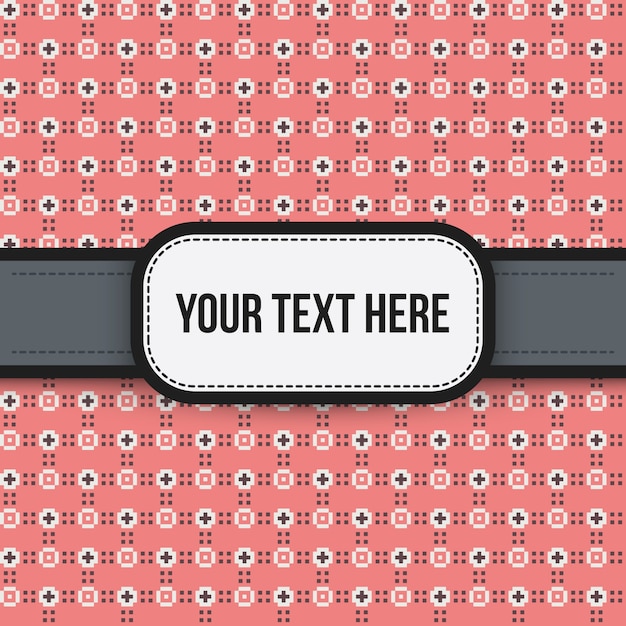 Text background with colorful pattern. Useful for presentations, advertising and scrapbooking.