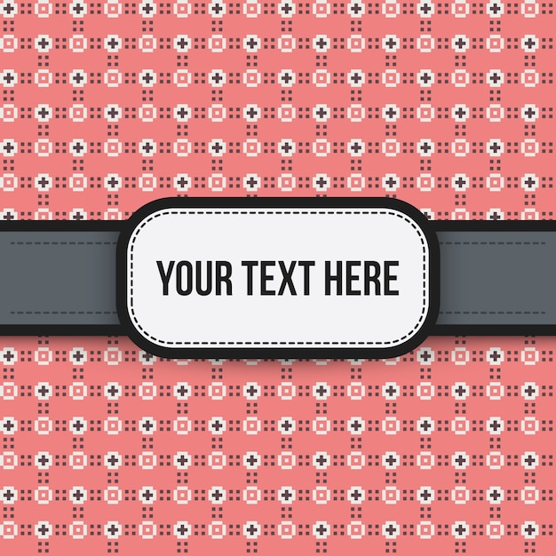 Text background with colorful pattern. Useful for presentations, advertising and scrapbooking.